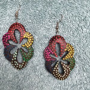 ⭐️3 for 20⭐️ Handmade wooden rainbow earrings bundle and save